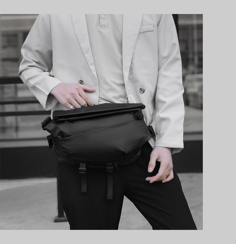 Chest Bag Multifunctional Single Shoulder Messenger Bag Men And Women With The Same Style Outdoor Sports Waterproof Foldable Large Capacity