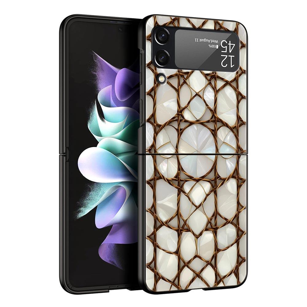 

Складной Чехол-Бампер из Твердого Поликарбоната Для Samsung Galaxy Z Flip 7 6 5 4 Черный Чехол Для Galaxy Z Flip 3 Складной Корпус Fundas Capas Z Flip 6
