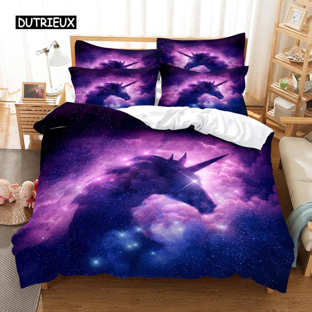 Unicorn  Bedding Set Duvet Cover Set 3d Bedding Digital Printing Bed Linen Queen Size Bedding Set Fashion Design