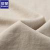 ROMON Men's Summer Linen Cotton Blend Short Sleeve T-Shirt