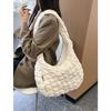 Korean versi Instagram girl pleated cloud bag 2026 new lightweight and versatile bubble large capacity commuting crossbody bag