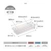 Yamazaki Refrigerator Storage Case & Egg Case (2-Piece Set) with Dividers and Handles, White, 5762/5764