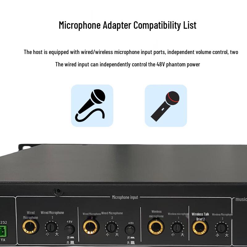 HuiDu M-180 DSP Meeting Audio Amplifier (CN version)