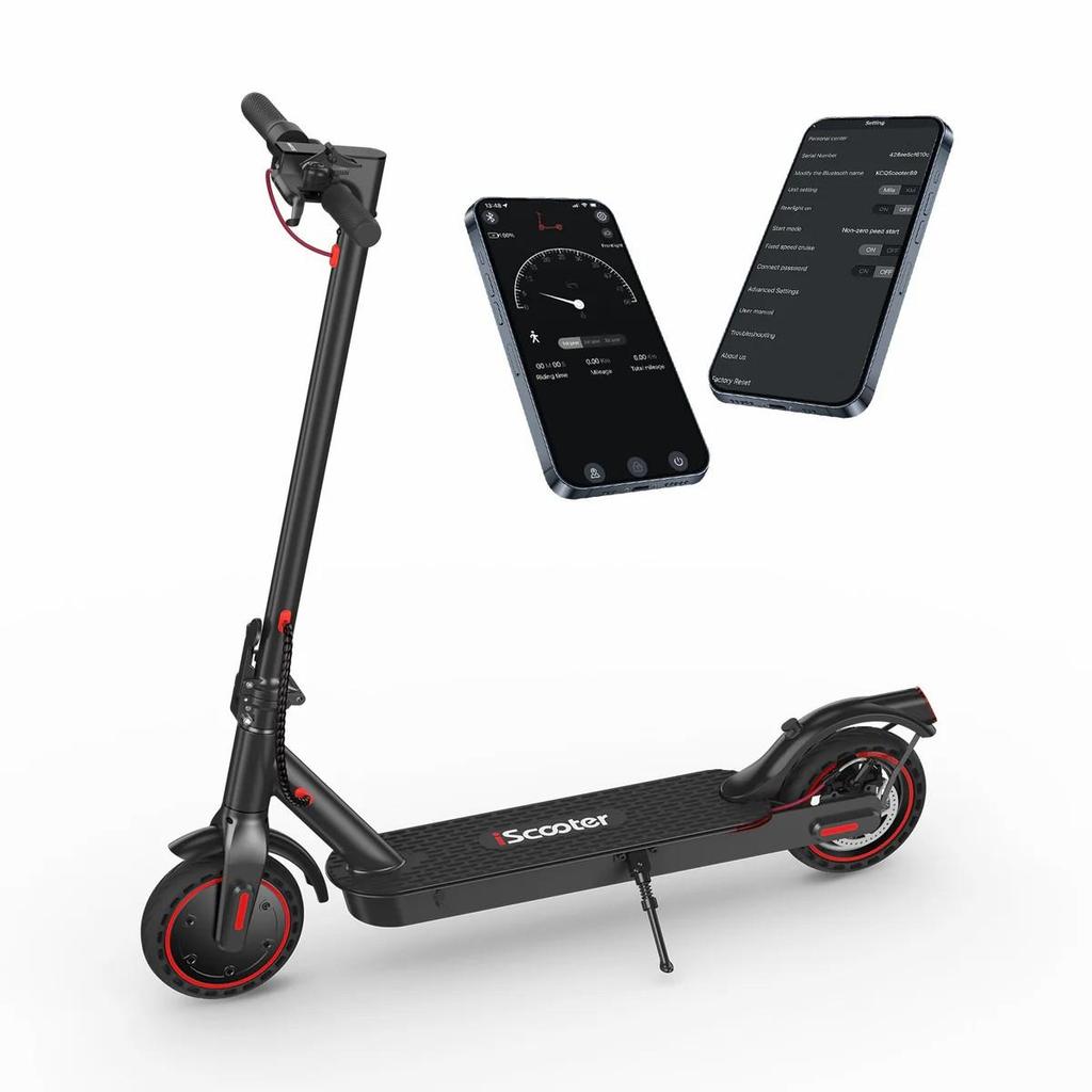 Electric Scooter Foldable iScooter i9 8.5" 350W Motor Electric Scooter Top Speed 28Km/h 36V 7.5AH Range 30Km Load 100Kg