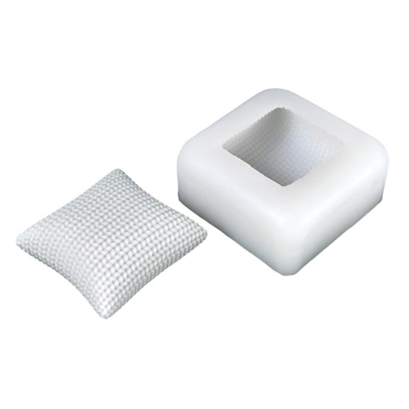 Food Grade Silicone Braided Pillow Molds Crafting Essential For DIY Dessert Soaps Easy Releases Design Baking Mould