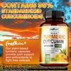 Turmeric Curcumin Capsules 2,600mg Joint Supplement Enhance Immunity & Heart System Healthy Inflammation Support Anti-oxidant