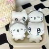 Cute Headphones Kitten Couple Keychain Mini Crying Cat Doll Plush Keyring Cartoon Dog Bee Bag Pendant Charms Backpack Decoration