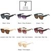 Vintage Rivets Square Men Sunglasses Fashion Amber Gradient Shades UV400 Women Outdoor Sun Glasses