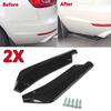 Universal Car Front Rear Bumper Strip Lip Spoiler Diffuser Splitter Scratch Protector Carbon Fiber Winglets Side Skirt Extension