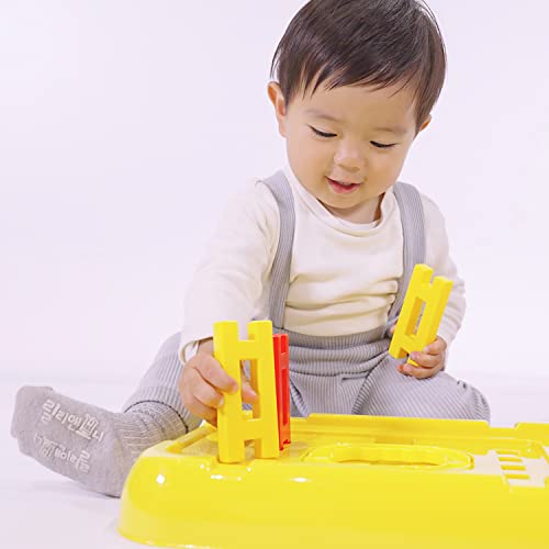 Gakken Novo Conjunto de Blocos para Iniciantes (Idades 1,5 anos e acima) 15 Tipos de Blocos, 54 Peças, 83717