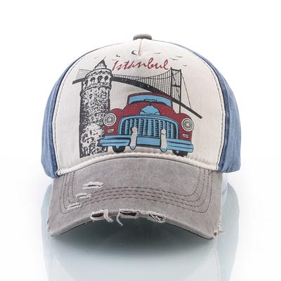 Gewaschene Baumwolle Papa Hut für Männer Mode handbemalt Stil Baseball Cap Frauen Snapback Baseball Hüte Outdoor Visier Caps Golf Bones