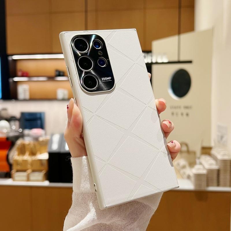 Samsung S11Ultra Starlight Large Plaid Mobile Phone Case S11plus Hardware Lens Side S11 Protective Case