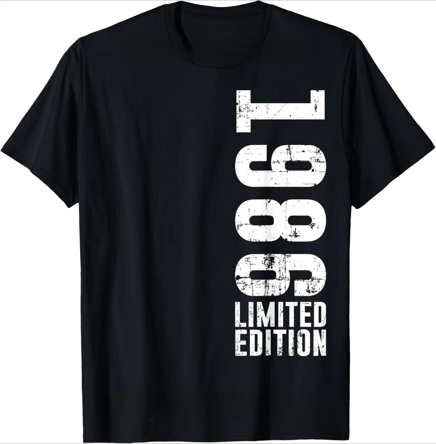 

2026 New 40 Years Old 1986 Birthday Vintage Print Tshirt Short Sleeve Streetwear Mens and Womens Tshirt Mens Top S