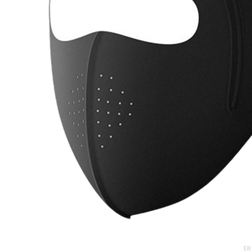Cooling Face Cover Mask with Adjustable Ear Loops Breathable Sun Protection for Shopping