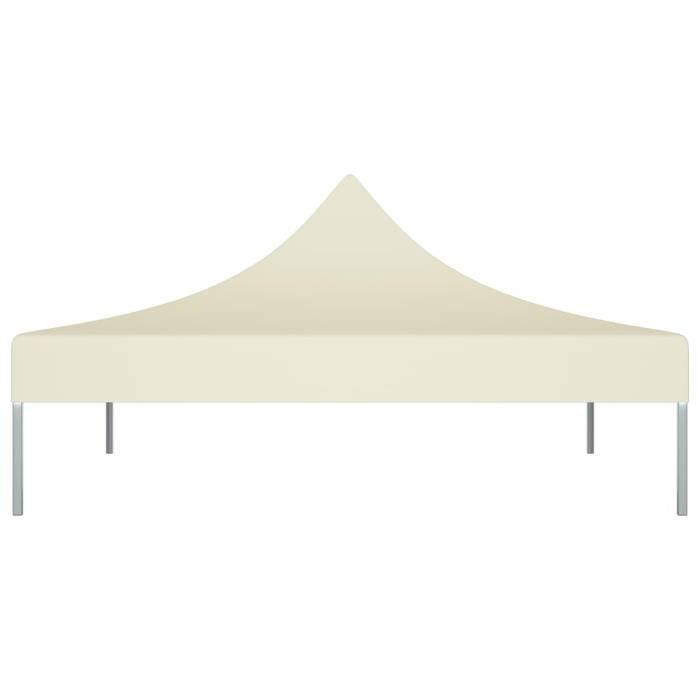 Toit de tente de réception 2x2 m Crème 270 gmcarré
