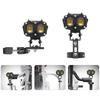 Motorcycle Spotlight Mount Brackets, Motorbike Tube Clamp Turn Signal Mounting Clamp Fog Light Holder 0.79'' To 1.5''