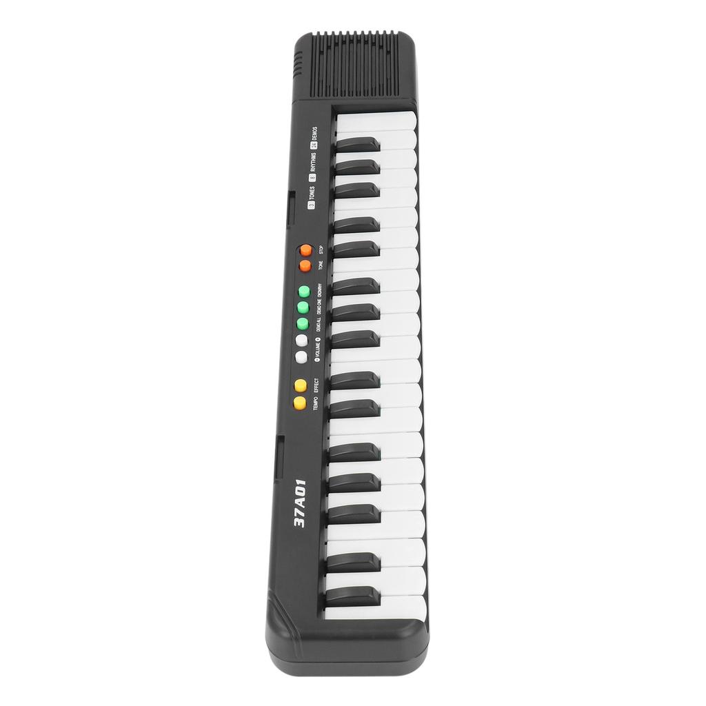 37 Key Piano for Kids 24 Songs 3 Tones 8 Rhythms Electronic Portable Piano Keyboard with Microphone