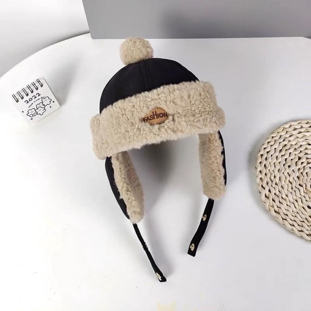 Cute Kid Lei Feng Hat Fleece-Lined Ear Protection Cap New Warm Hat Children