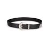 Women's Carved Wide Leather Belt for All Seasons