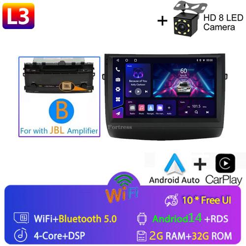 9''Android 14 Car Radio for Toyota Prius 20 2003-2009 GPS Head Unit Car Radio Multimedia Video Player Wifi 8+128G Carplay