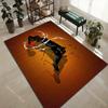 1PC Dynamic dunk silhouette basketball poster Carpet for Living Room Bedroom Sofa Home Decor Rus Non-slip Floor Mat Luxury Gift