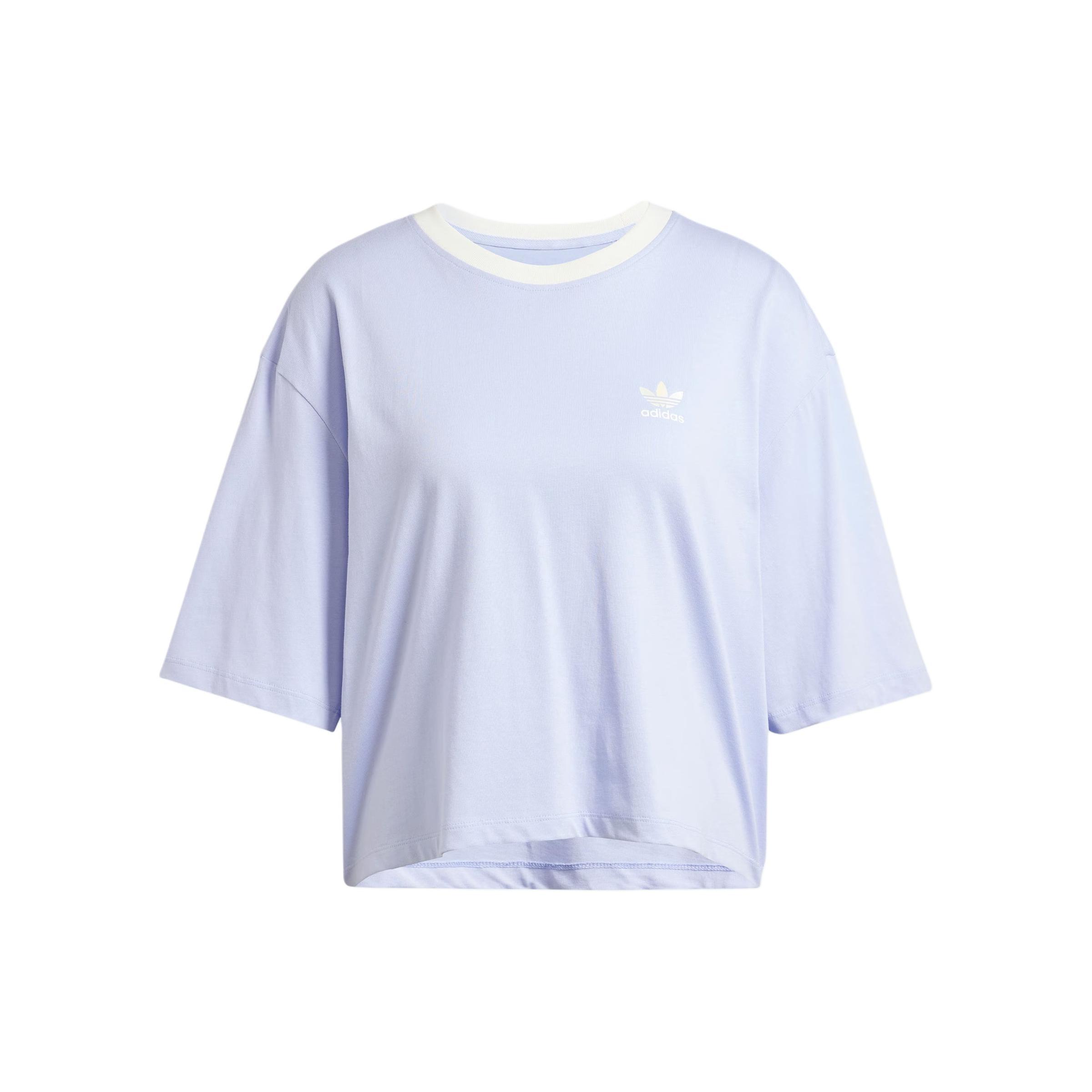 (WMNS) adidas originals Graphics T-Shirt Asia Sizing Purple White Women s IT9820