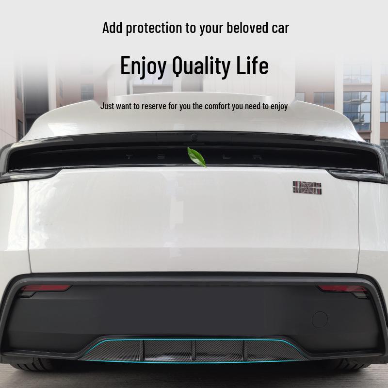 Tesla Refreshed Y Series Rear Lip Spoiler and Bumper Wind Deflector Kit
