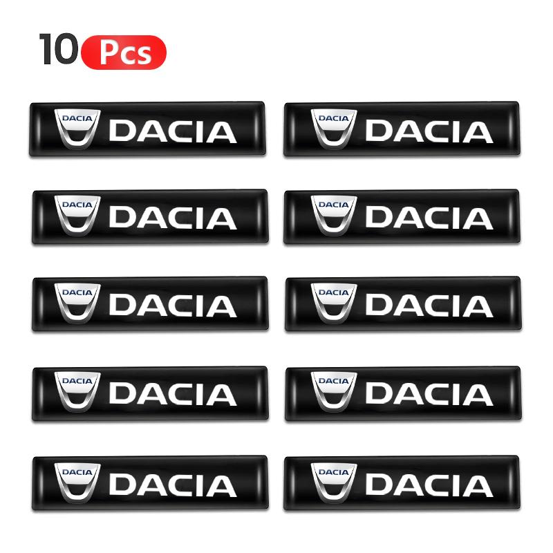2/4/10ks 3D odznaky na auto Dekorativní samolepky Pro Dacia Duster Logan Spring Sandero Stepway Dokker Lodgy Jogger MCV