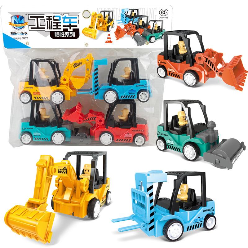 Toy Inertia Engineering Car Children Gift Moving Parts Educational Development
