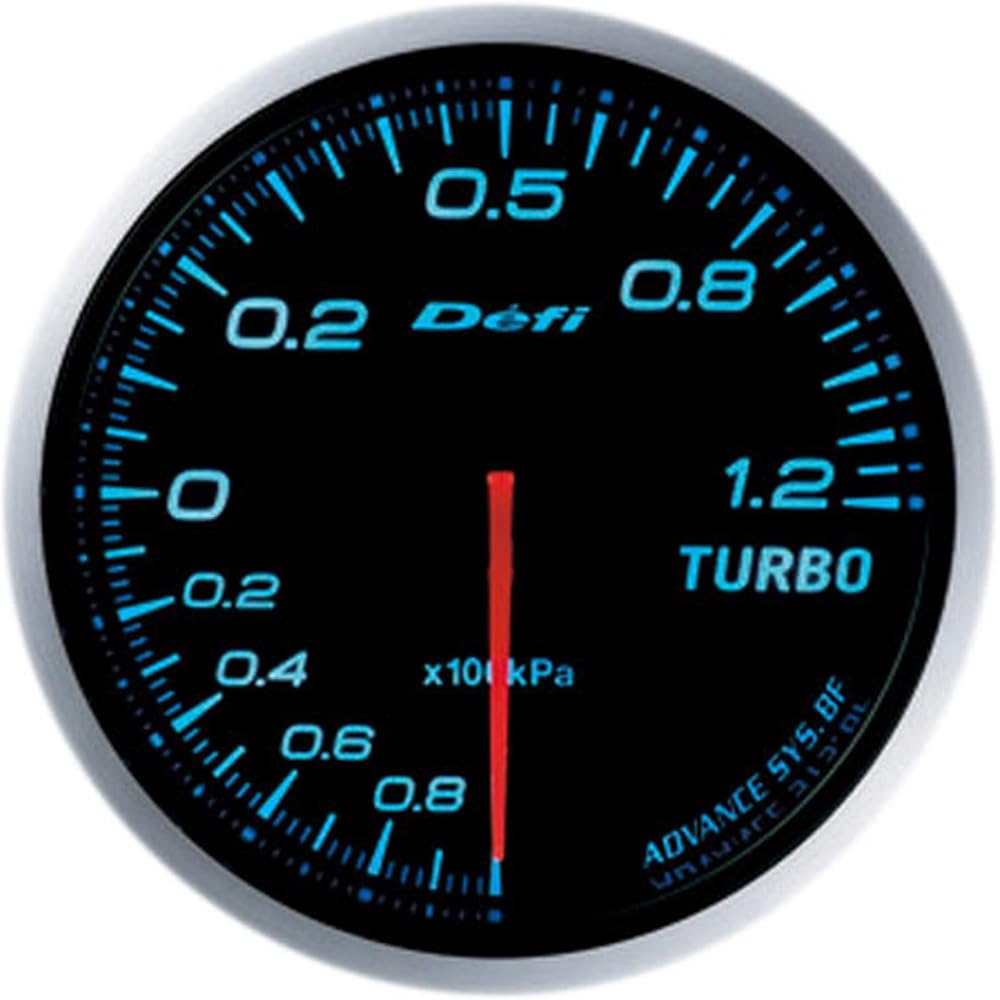 Defi Defi-Link Advance BF Turbo Gauge 120kPa Blue Generic Gauge