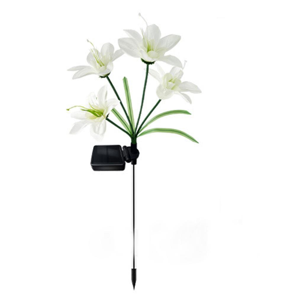 Solar Ground Insert Lights - Outdoor Simulated Flower Lights | Villa Courtyard Garden Decorative Lights