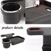 1pcs Car Rear Back Seat Table Drink Food Cup Tray Holders Table Stand Mount