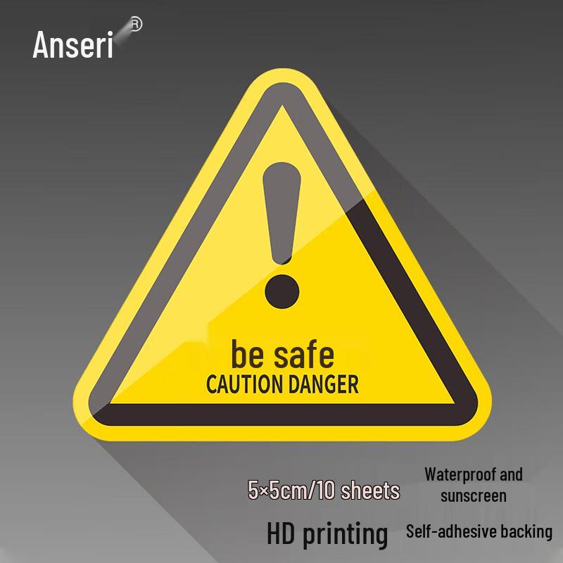 Ansell Industrial Safety Warning Stickers