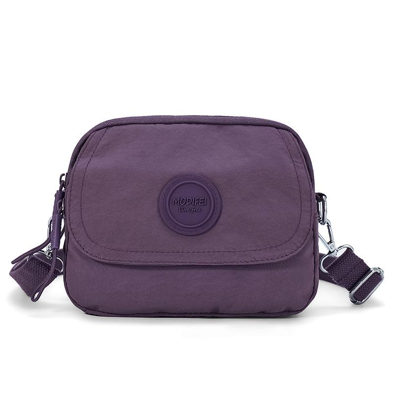 Women's Crossbody Bag Multi-compartment Mobile Phone Bag Solid Color Shoulder Bag