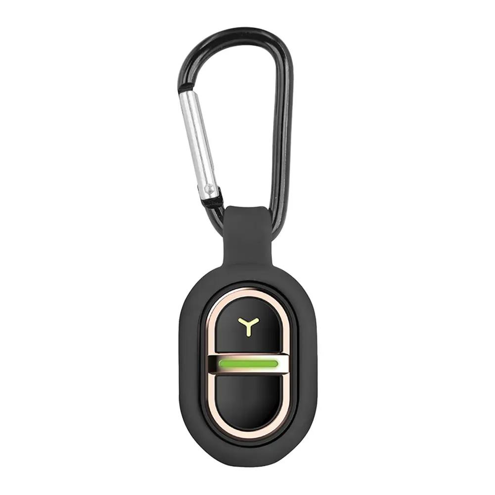 1-5pcs Ultrasonic Mini Mosquito Repellent with Carabiner Lightweight Anti-mosquito Bite Pendant for Kids Adults Outdoor Camping