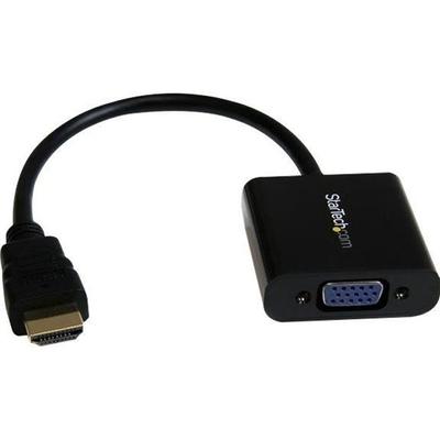 HDMI To VGA Adapter - STARTECH - HD2VGAE2 - 1920x1080 Resolution - Black