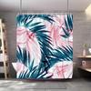 Tropischer Palmen Duschvorhang: Umarme das kräftige Blattdesign, den weichen Stoff und die exotische Atmosphäre für dein stilvolles Badezimmer