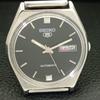 VINTAGE SEIKO 5 AUTOMATIC 6309A JAPAN MENS BLACK COLOR DIAL WATCH a701651-5 R206c-a701651