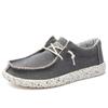 Men’s Plus-Size Canvas Casual Loafers - European Style Driving Shoes
