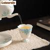 1pc/set Hand-painted Floral Fish Teacup Boutique Tea Bowl Cute Cup Tea-tasting Meditation Cup Jianzhan Master Cups Tableware