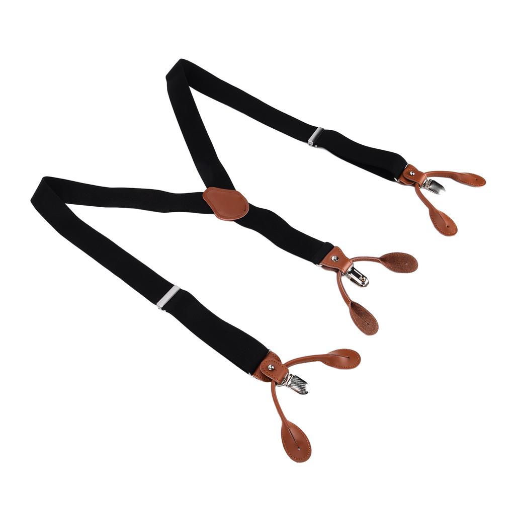Mens Suspenders Strong Fixability Adjustable Beautiful Practical Fashionable Metal Clip Wide