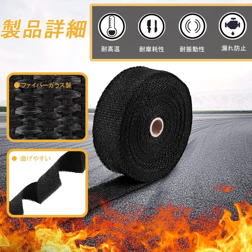 Heat Resistant Thermovantage, 1.0 X 16.4 Ft (2.5 X 5 M), Fiberglass, Heat Resistant