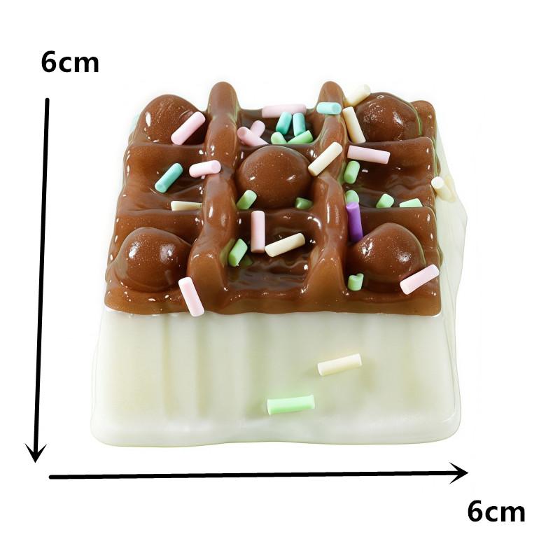 Squeeze Toy Ultra Soft Anti-stress Funny Simulation Food Cake Cream Ball Stress Reliever Toy for Office