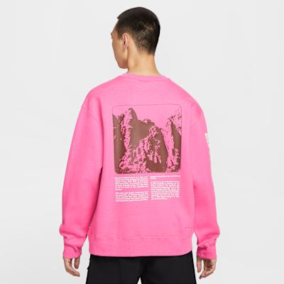 Nike ACG Sweatshirts Men s Subtle Purple Pink Crew Neck Moderate XL