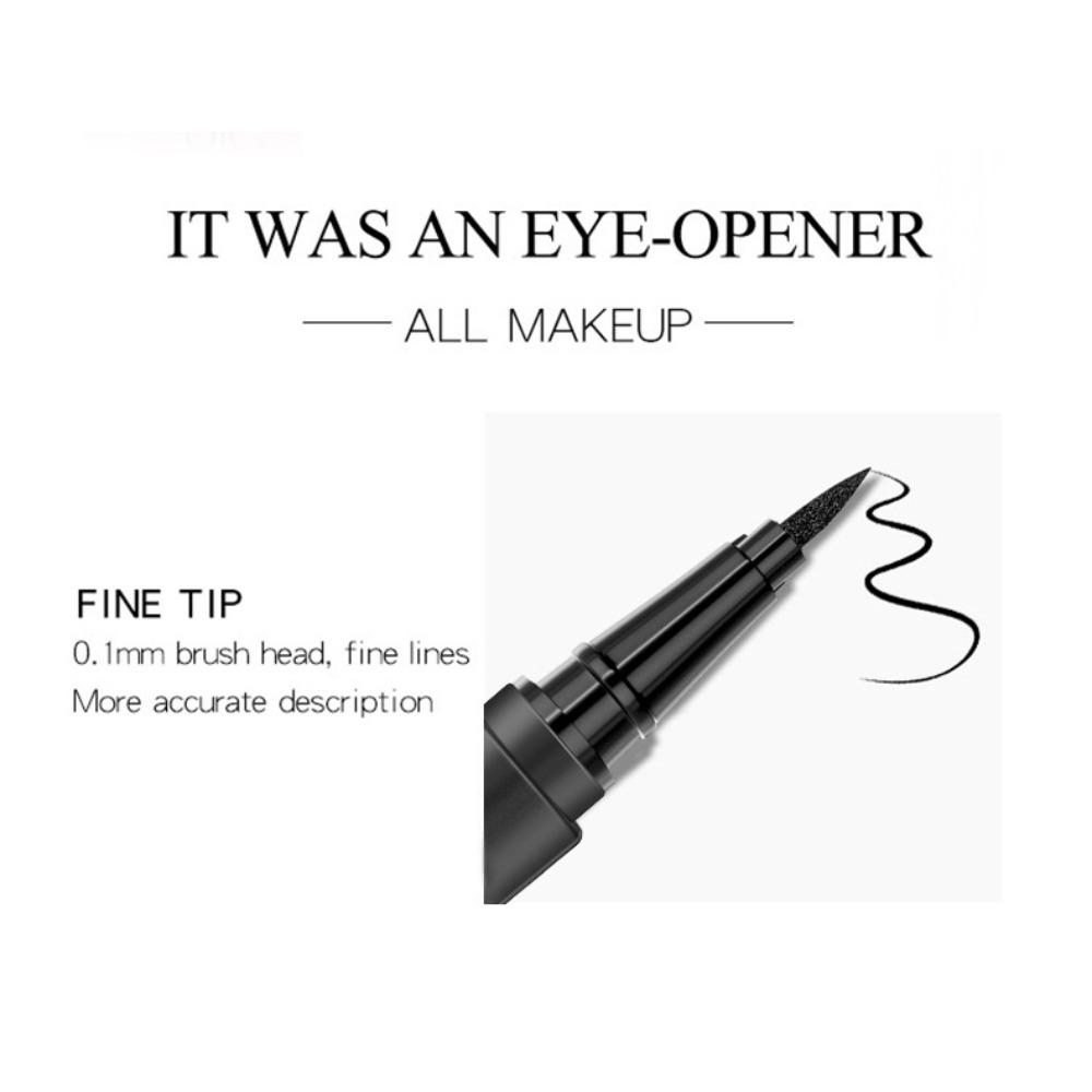 QIC Membrane Eyeliner, Waterproof Makeup, Not Smudge, Makeup, Makeup, Sponge Head Eyeliner, Makeup Pen Makeup