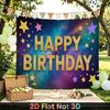 Party Backdrop Happy Birthday Birthday Stars Photo Booth Background Front Door Decor