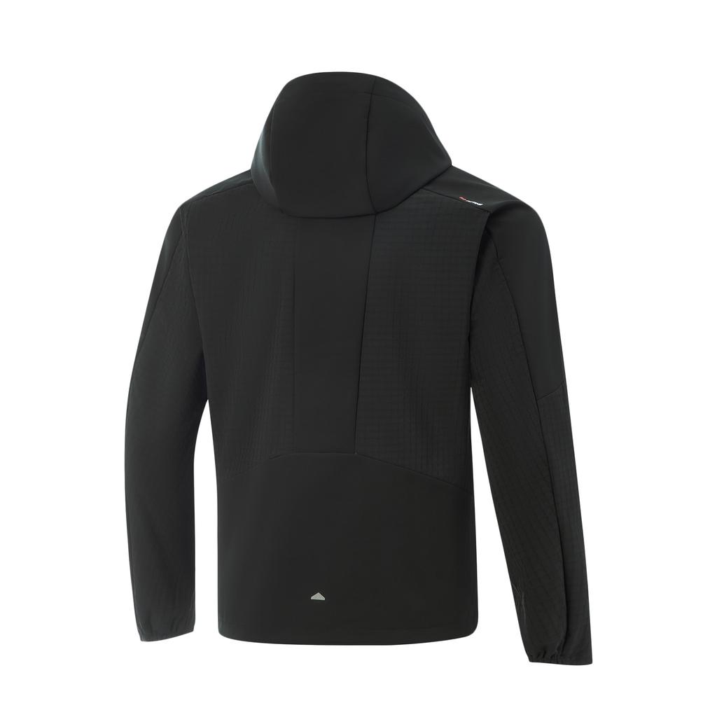 Li Ning Laufserie Minimalistische Lässige Sportliche Softshelljacke Herrenjacke AFDVB55-1