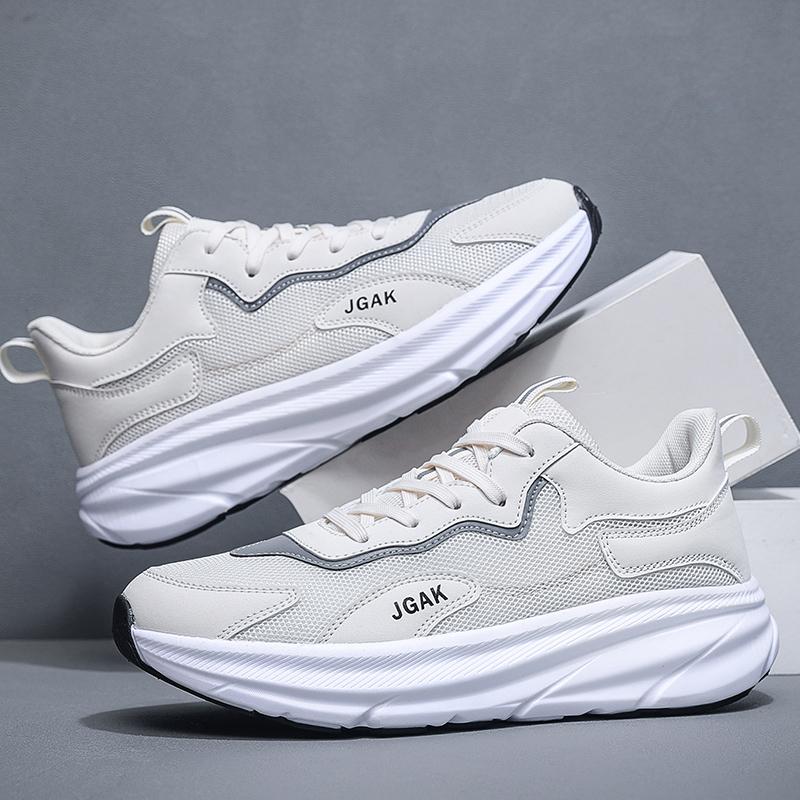 New Men's Shoes Flying Mesh Surface Breathable Leisure Sports Youth Trend All-match Ultra-light Shock-absorbing Running Shoes