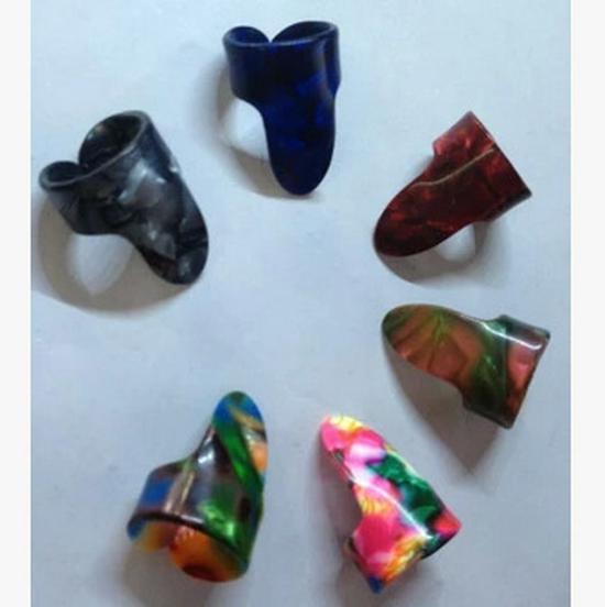 

Index Finger Fingerstyle Guitar Pick Cot (Celluloid) Thumb pick