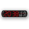 Modern Minimalist Digital Alarm Clock With Led Display For Home Office Decor